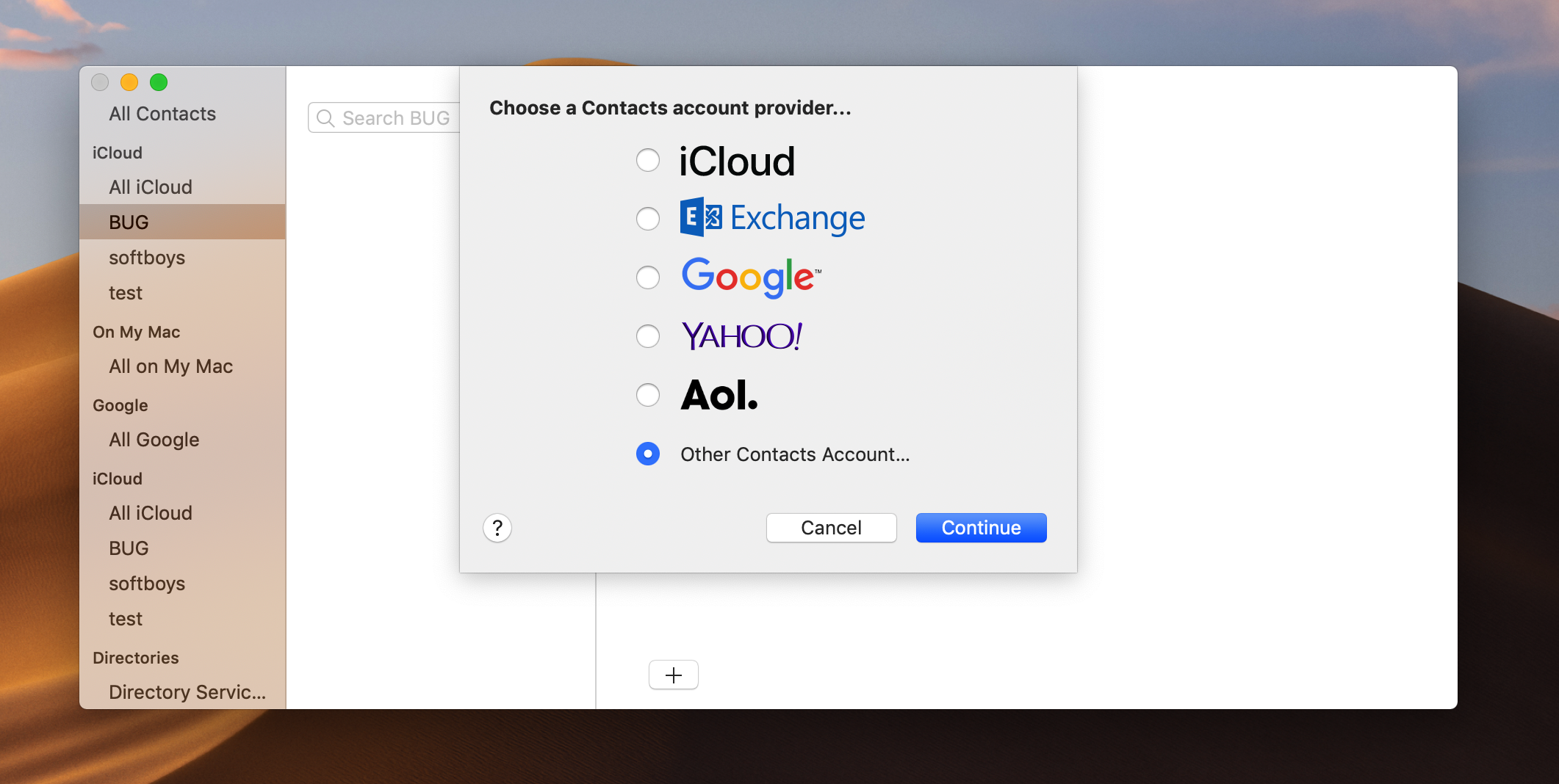 Google contacts mac manual configure